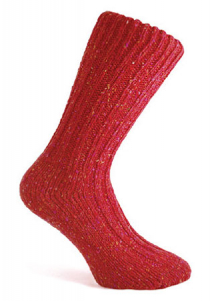 Donegal Socks light red nep -313-